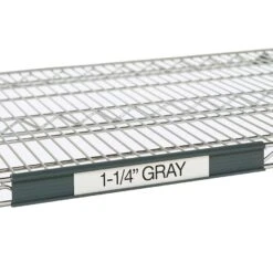 Metro 9990P4 43" Gray Label Holders For Super Erecta Shelves